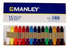 CERAS MANLEY 15 COLORES SURTIDOS