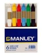 CERAS MANLEY 6 COLORES SURTIDOS