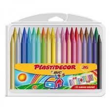 CERAS PLASTIDECOR BLISTER 36 COLORES