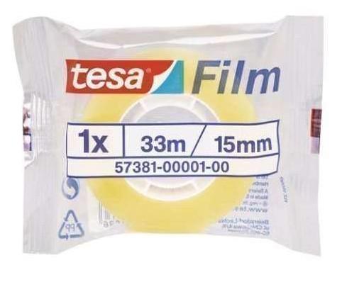 CINTA ADHESIVA TESA 33X15 BOLSA 57381 C/30 UD.
