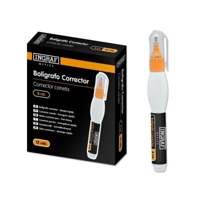 CORRECTOR BOLIGRAFO OFFICE CLUB 8 ML C/12 ud.