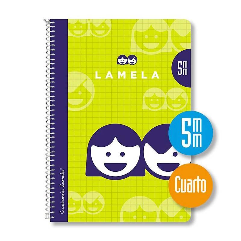 CUADERNO LAMELA BASICO 4º ESPIRAL 40H 5X5 C/10 UD.