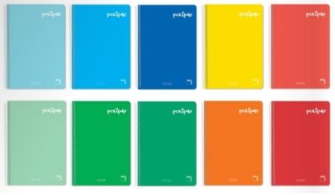 CUADERNO POLIPAC T/P 4º 80H CUADROS 4X4 PACSA P/5 UD.