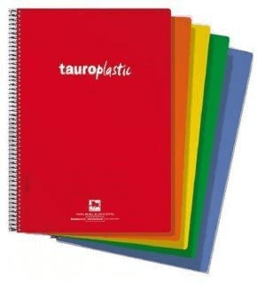 CUADERNO T/P 4º 80H 90G RAYADO 46 TAUROPLASTIC