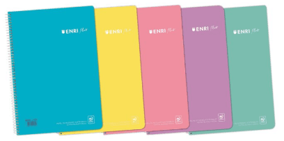 CUADERNO T/P 4º 90GR 80H 4X4 PASTEL ENRI