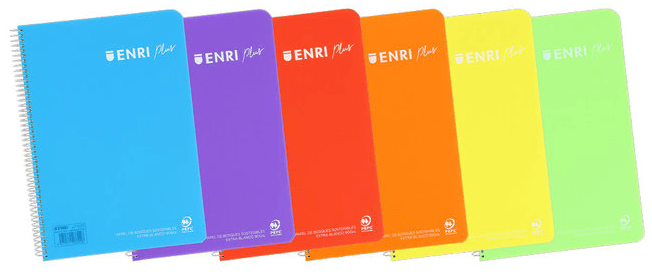 CUADERNO T/P Fº 90GR 80H PAUTA 2.5 ENRI P/5 UD.