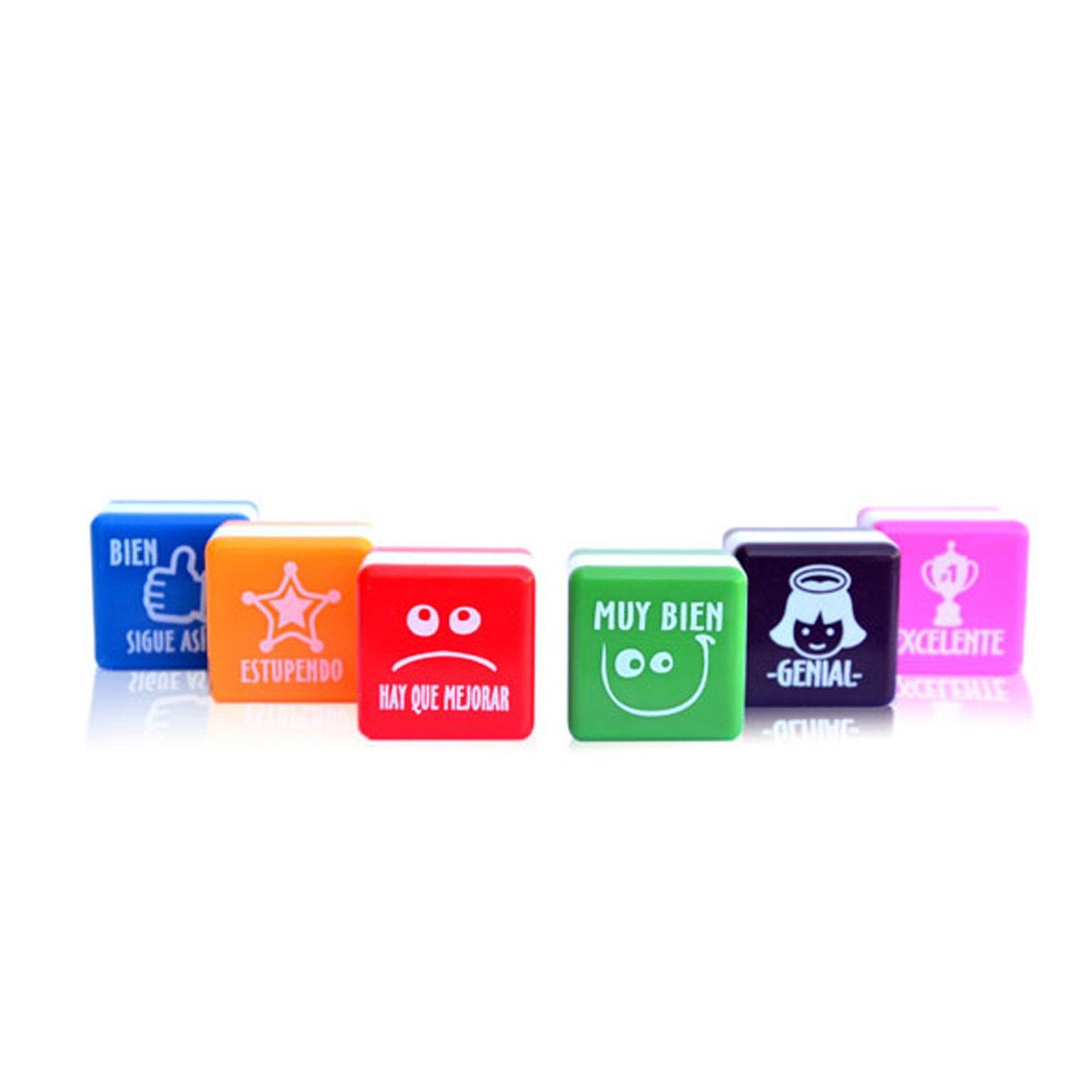 ESTUCHE 6 SELLOS SURTIDOS ESPECIAL AULAS OFFICE BOX