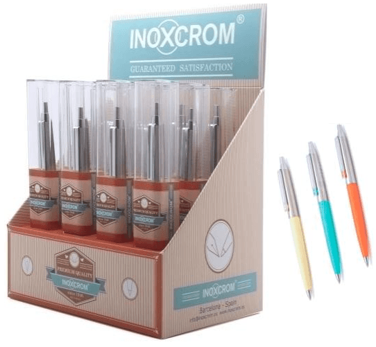 EXPOSITOR BOLIGRAFO INOXCROM SOUL VINTAGE 12 UD.