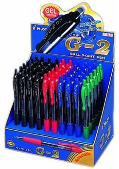 EXPOSITOR BOLIGRAFO PILOT G2 SURTIDO 60 UD.