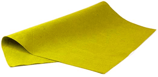 FIELTRO 23X30 CM A4 AMARILLO P/10 UD.