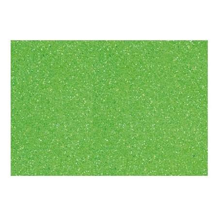 GOMA EVA GLITTER 40X60 VERDE PRYSE P/10 UD.