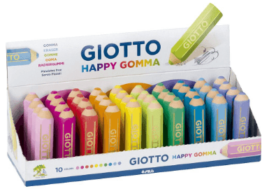 GOMA GIOTTO HAPPY LAPIZ EXPOSITOR 40 UD