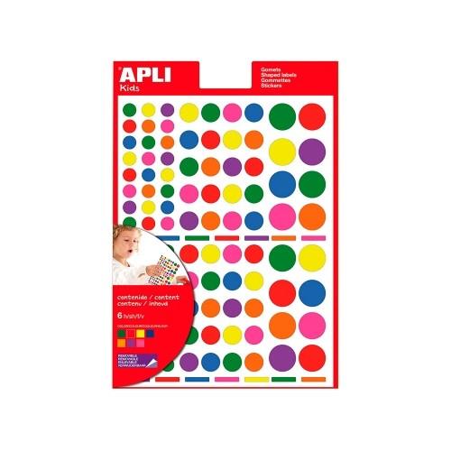 GOMETS MULTICOLOR SURTIDO REMOVIBLE 6H APLI