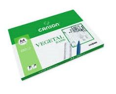 LAMINA PAPEL VEGETAL 90/95 A4 GUARRO CANSON C/250H.