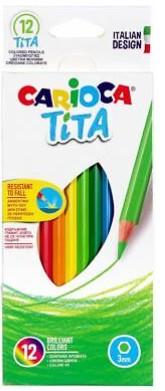 LAPIZ CARIOCA TITA HEXAGONAL 12 COLORES