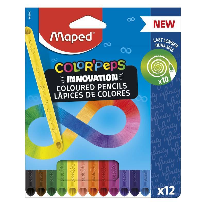 LAPIZ COLOR COLOR'PEPS INFINITY 12 COLORES MAPED
