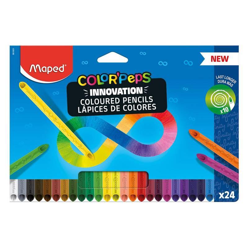 LAPIZ COLOR COLOR'PEPS INFINITY 24 COLORES MAPED