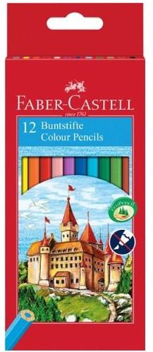 LAPIZ FABER CASTELL 12 COLORES HEXAGONAL C/12 UD.