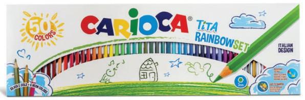 LAPIZ TITA RAINBOW CARIOCA C/ 50 UD.