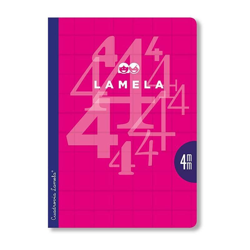 LIBRETA LAMELA A4 GRAPADA 4X4 50H C/10 UD.