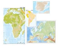 MAPA MUDO ASIA FISICO P/50 UD. SELVI