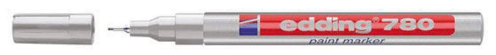 MARCADOR EDDING OPACO 780-54 PLATA C/10 UD.