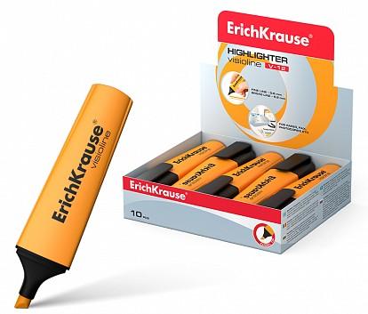MARCADOR ERICHKRAUSE FLUOR V20 NARANJA C/10 UDS.