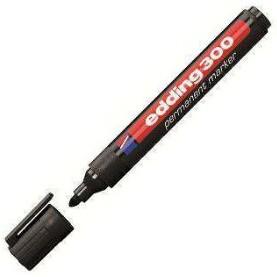 MARCADOR PERMANENTE EDDING 300 NEGRO C/10 UD.
