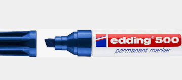 MARCADOR PERMANENTE EDDING 500 AZUL C/10 UD.