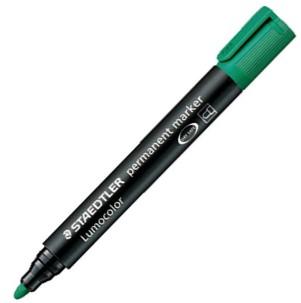 MARCADOR PERMANENTE LUMOCOLOR 352 VERDE C/10 UD.