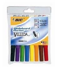 MARCADOR PIZARRA BIC VELLEDA MEDIUM 1741 C/8 UD.