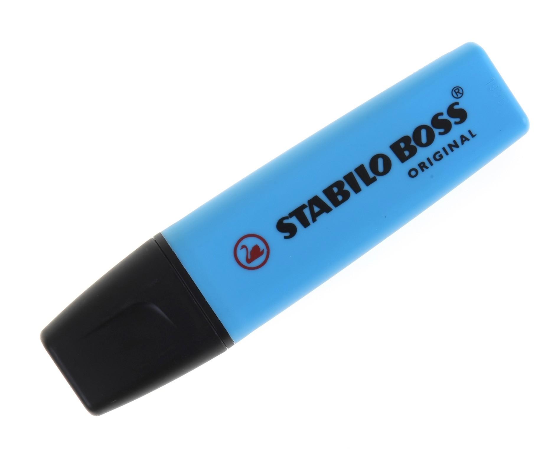 MARCADOR STABILO FLUORESCENTE BOSS AZUL 70/31 C/10 UDS.