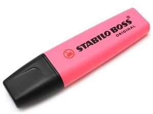 MARCADOR STABILO FLUORESCENTE BOSS ROSA 70/56 C/10 UDS.