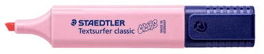 MARCADOR STAEDTLER TEXTSURFER 364 PASTEL CARMIN C/10 UD.