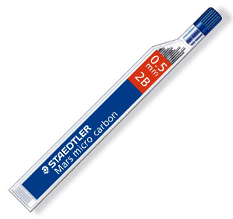 MINAS MARS MICRO 0.5 MM 2B STAEDTLER C/12 UD.
