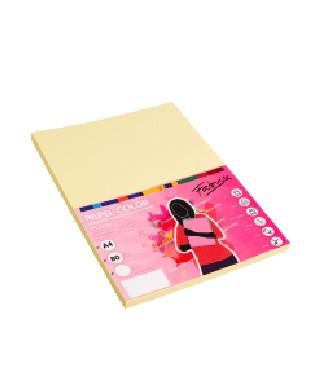 PAPEL A4 100H 80GR AMARILLO FABRISA