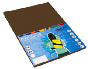 PAPEL A4 100H 80GR MARRON FABRISA