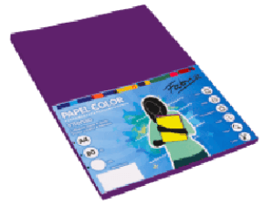 PAPEL A4 100H 80GR MORADO FABRISA