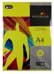 PAPEL A4 500 H 80 GR PAPERLINE AMARILLO FLUOR