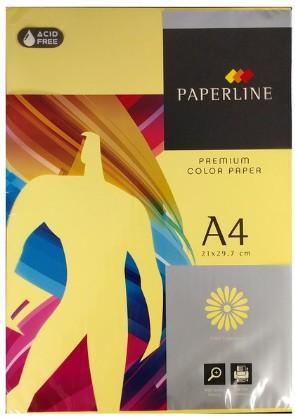 PAPEL A4 500 H 80GR AMARILLO PAPERLINE