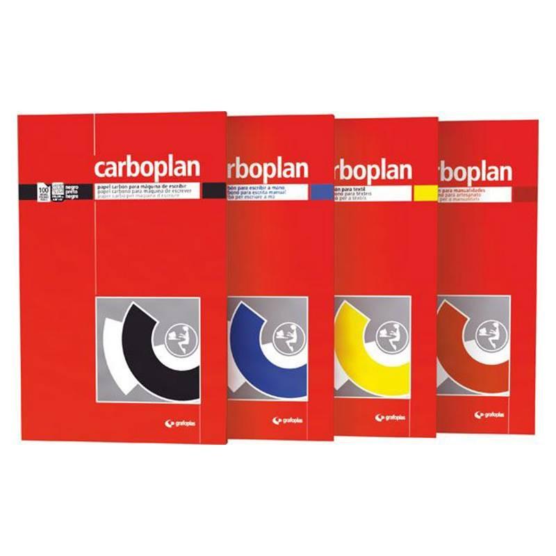 PAPEL CARBON CARBOPLAN AMARILLO 100 UD. TEJIDOS