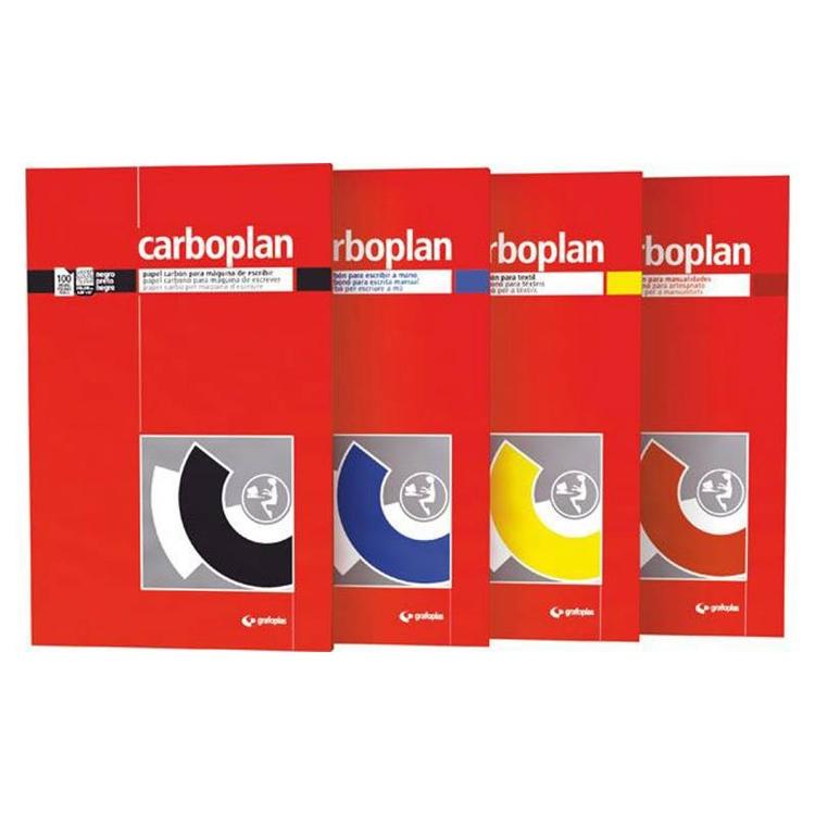 PAPEL CARBON CARBOPLAN AMARILLO 100 UD. TEJIDOS