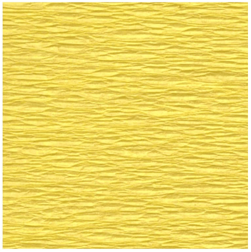 PAPEL CRESPON AMARILLO 0.5X2.5M FAMA P/10 UD.