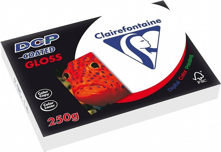 PAPEL FOTOGRAFICO CLAIREFONTAINE GLOSSY A3 125H 250GR.