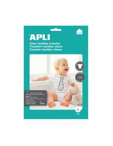 PAPEL TRANSFER PRENDAS BLANCAS T-SHIRT INKJET 3H APLI