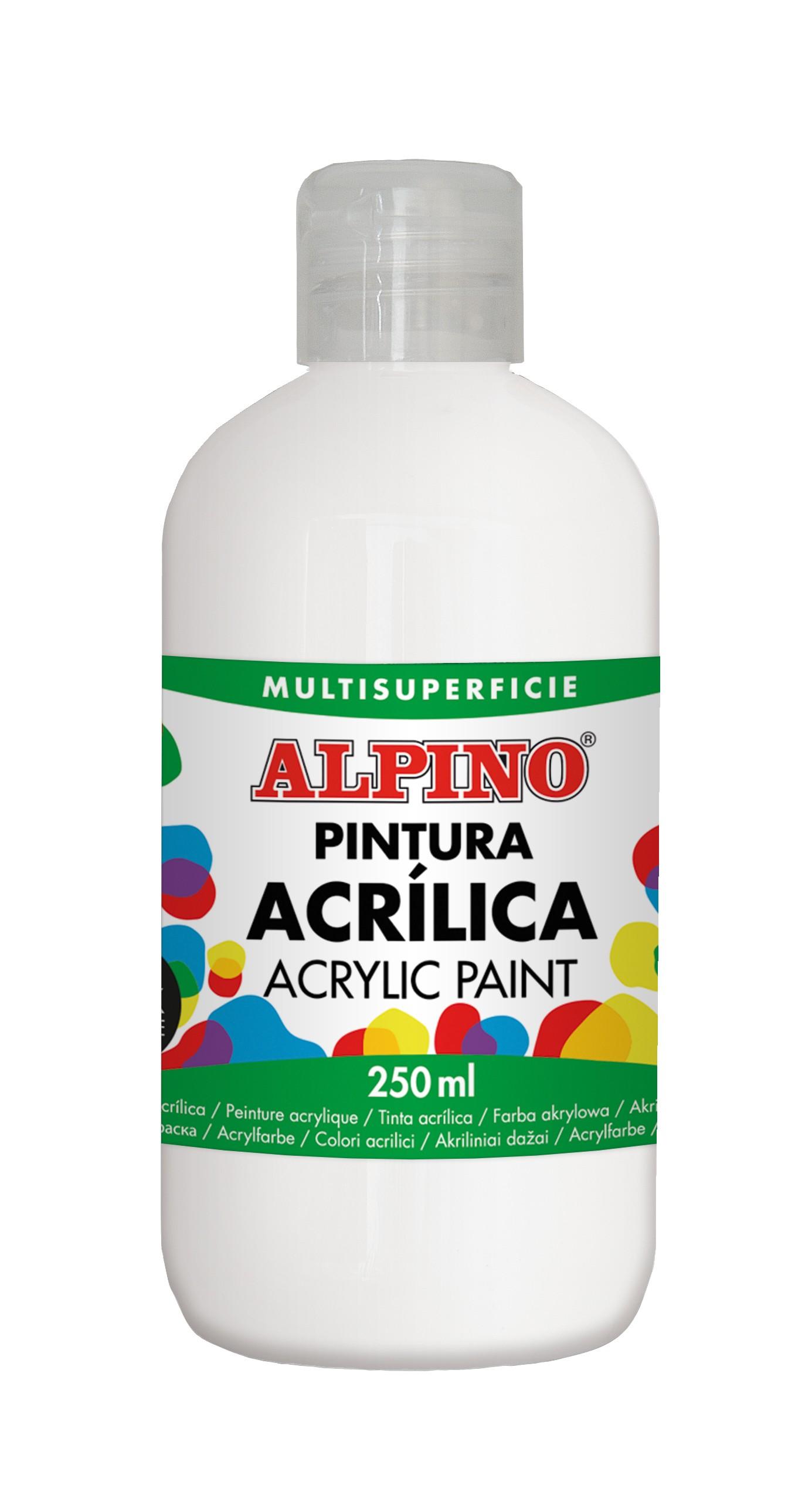PINTURA ACRILICA ALPINO 250ML BLANCO