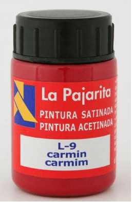 PINTURA CARMIN LA PAJARITA 35ML C/6 UD