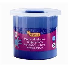 PINTURA DEDOS JOVI 125 ML AZUL C/5 UD.