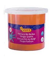 PINTURA DEDOS JOVI 125 ML NARANJA C/5 UD.