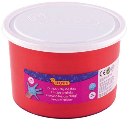 PINTURA DEDOS JOVI 500ML BERMELLON